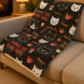 Couverture auto-chauffante multicolore en coton pour chien