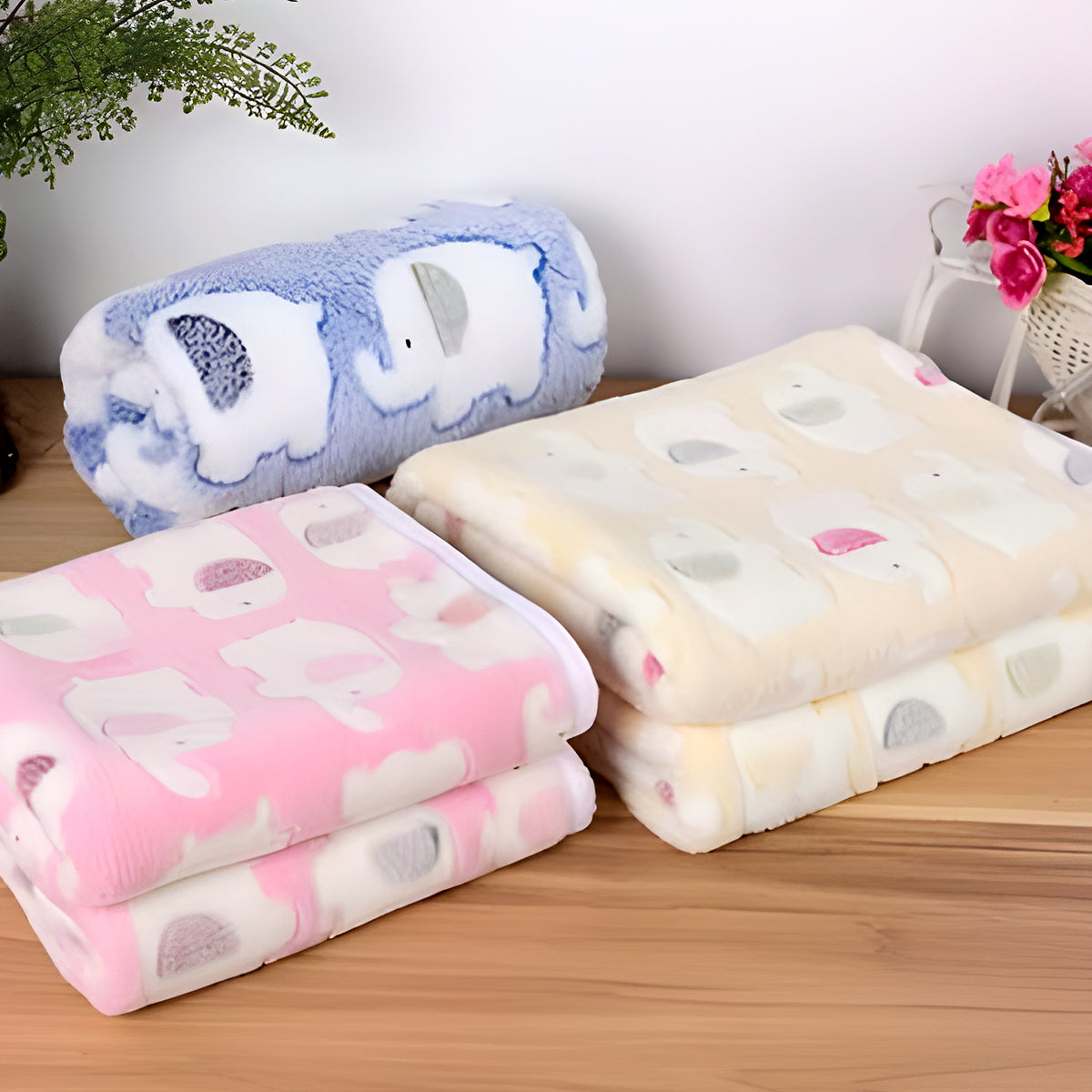 Couverture en velours anti-poils pour chien, 3 coloris