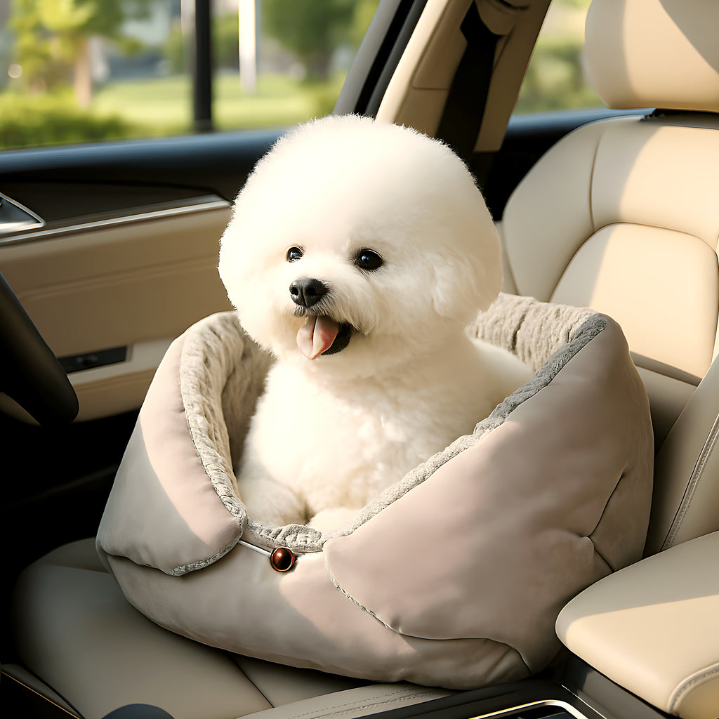 Couverture panier 2-en-1 en peluche pour petit chien