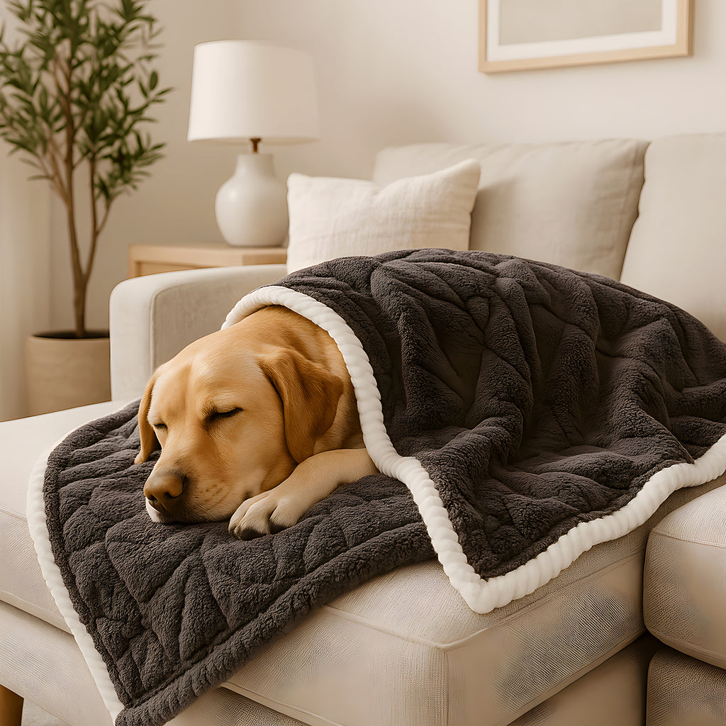Couverture triple couche imperméable pour chien