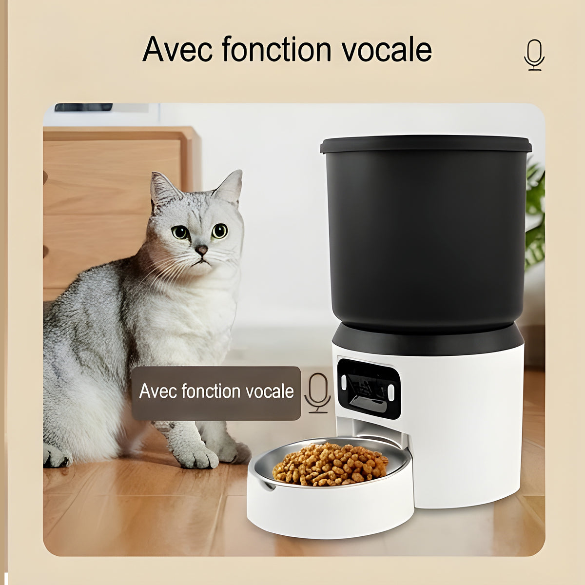 Distributeur 4L caméra HD et micro