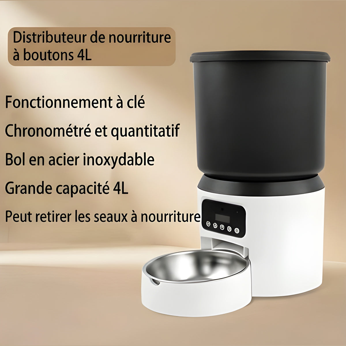 Distributeur 4L caméra HD et micro