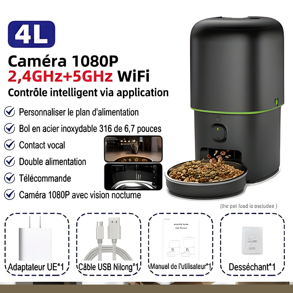 Distributeur connecté caméra 1080P