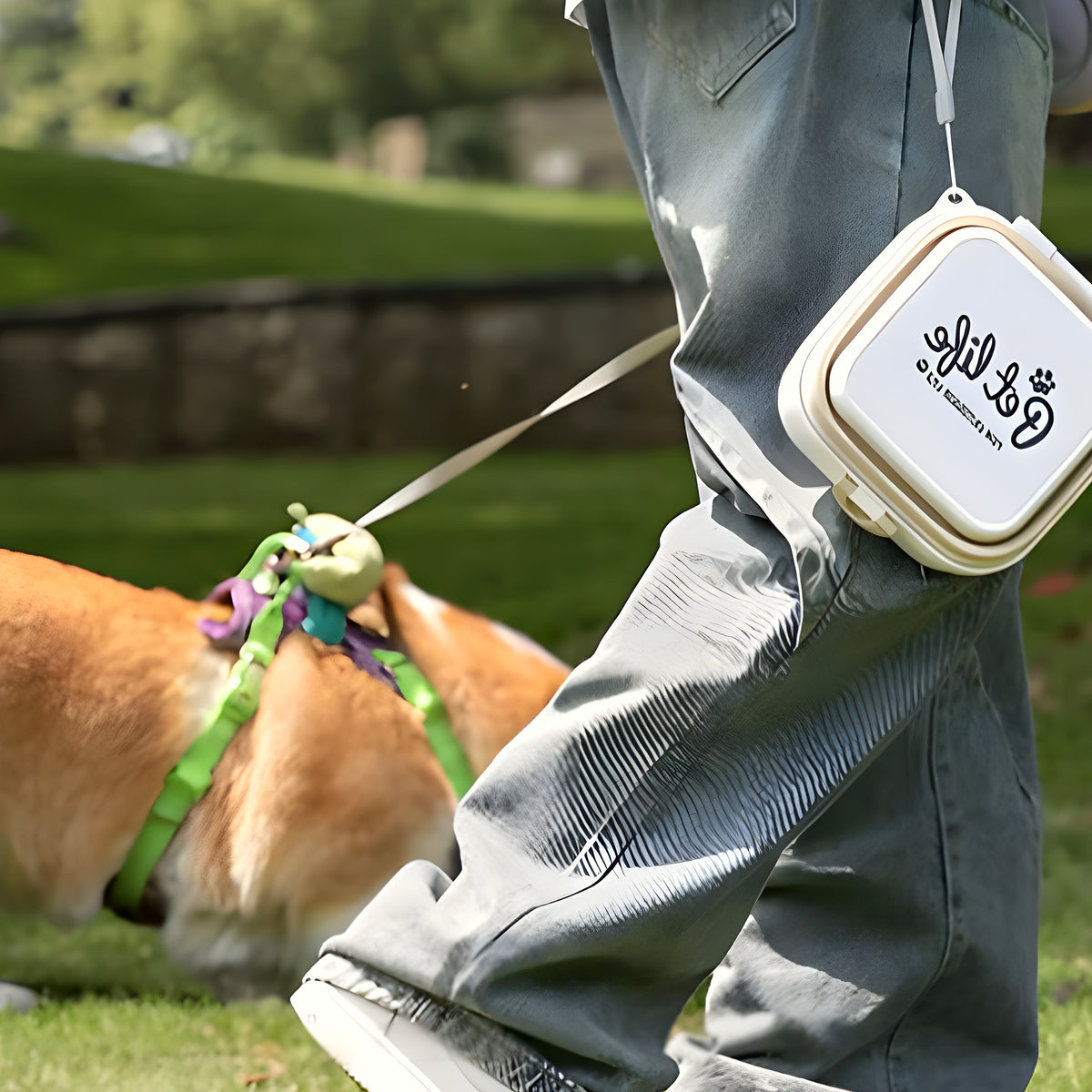 Double gamelle de voyage étanche pour chien