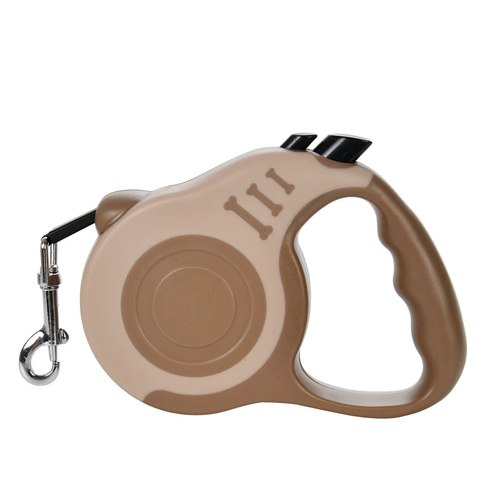 Laisse Pour Chien De 3M 5M, En Nylon Solide, Pour Chiots, Petits, Moyens Et Grands Chiens, Chats, Rétractable Automatique, Durable, Fournitures Pour Animaux De Compagnie Yorkshire