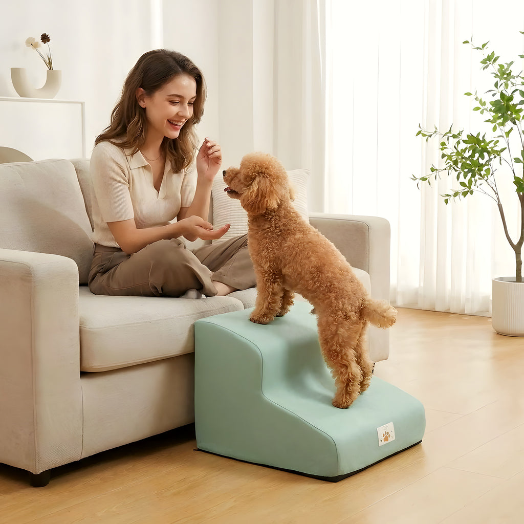 Escalier en mousse bleu 2, 3 ou 4 marches pour chien