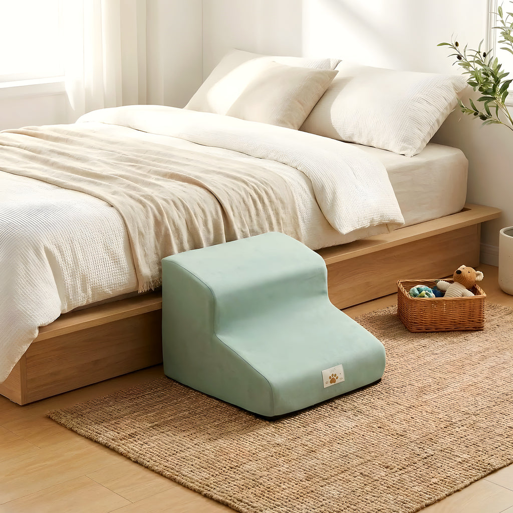 Escalier en mousse bleu 2, 3 ou 4 marches pour chien