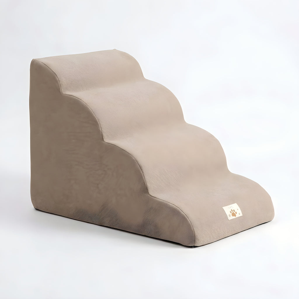 Escalier en mousse marron 2, 3 ou 4 marches pour chien