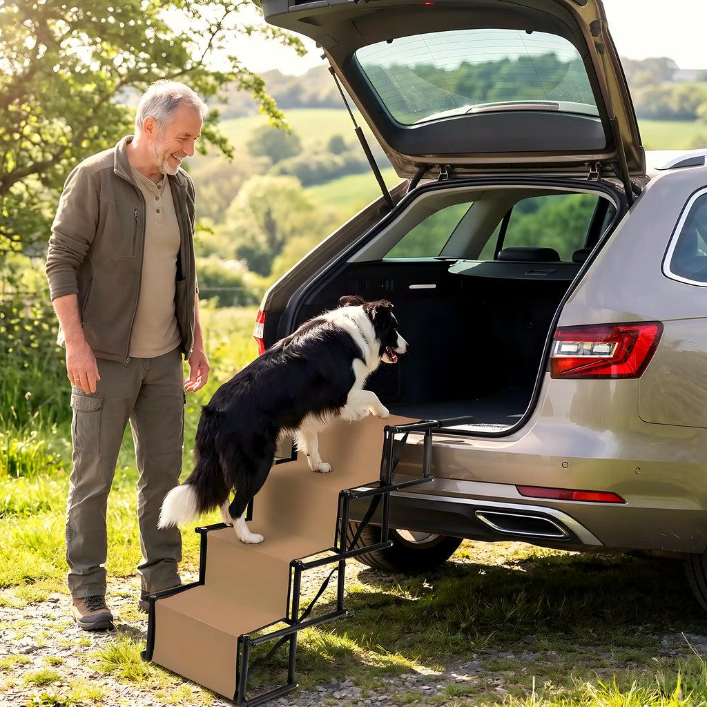 Escalier pliable pour monter en voiture, 4 coloris