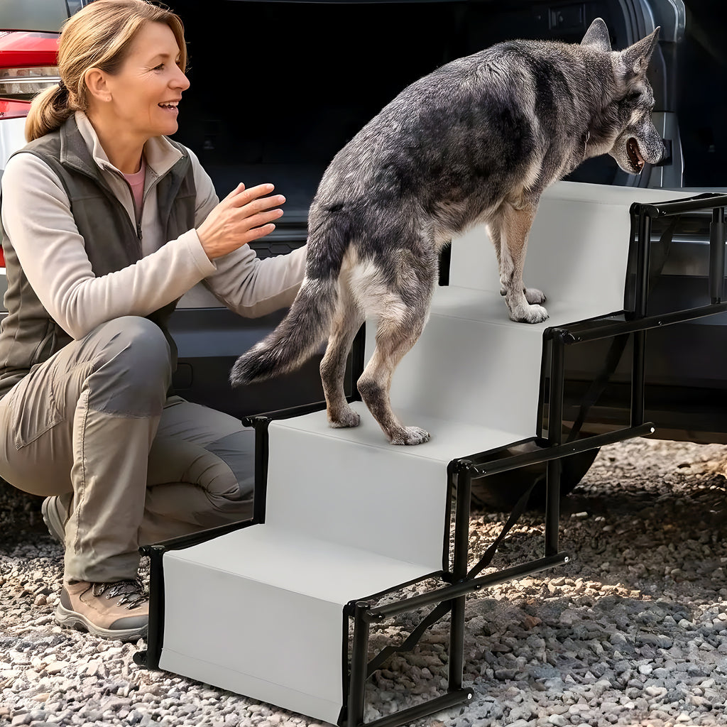 Escalier pliable pour monter en voiture, 4 coloris