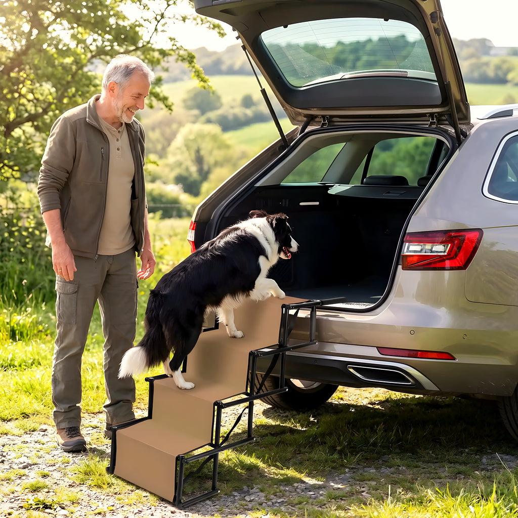 Escalier pliable pour monter en voiture, 4 coloris