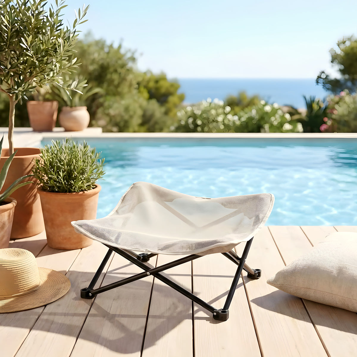 Fauteuil de camping pliable pour petit chien