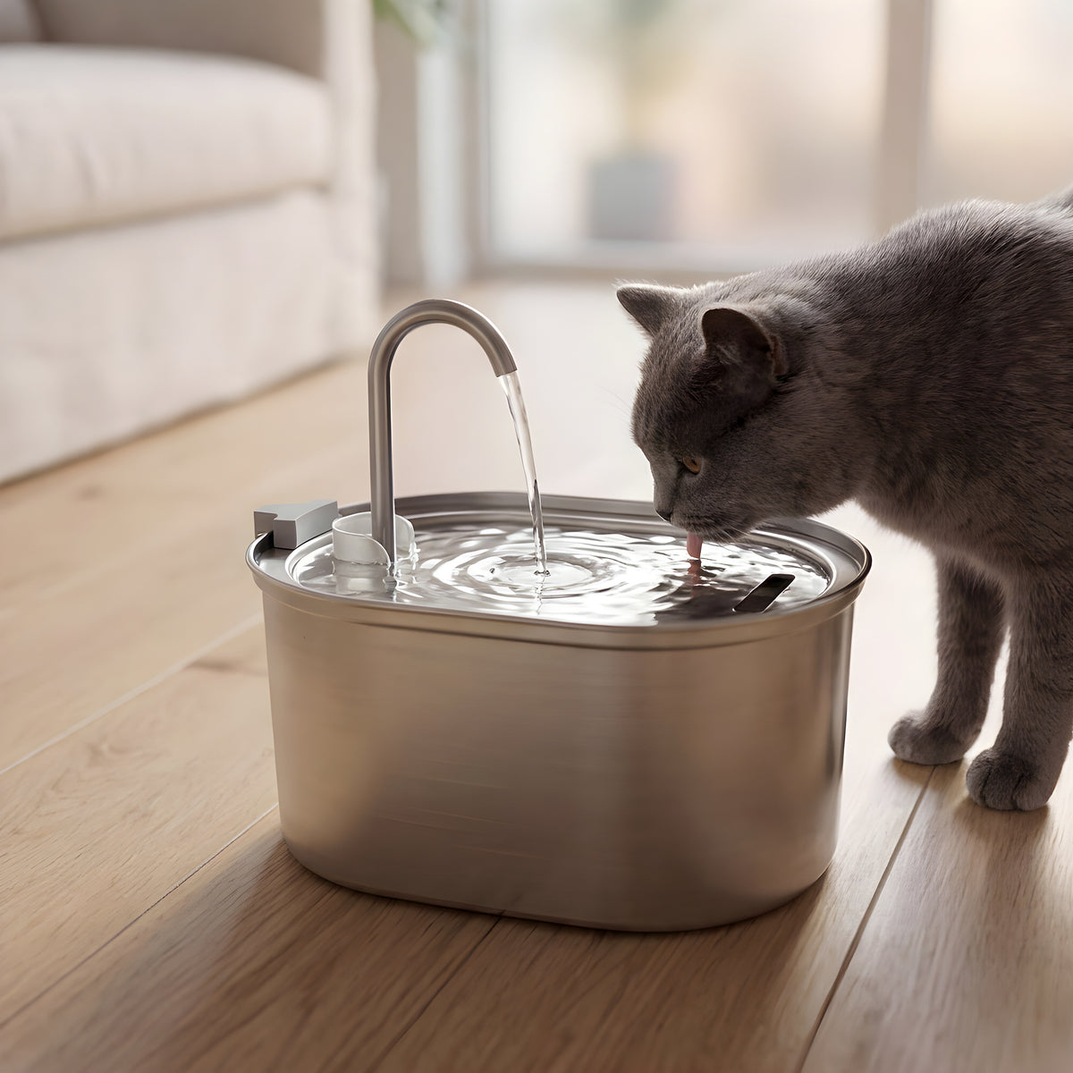 Fontaine inox 3,2L à capteur