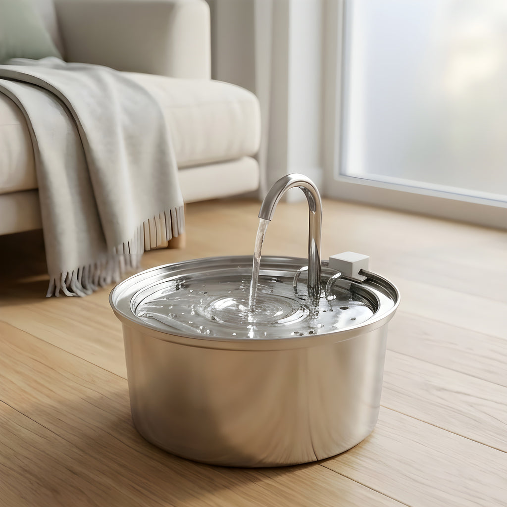 Fontaine inox 3L silencieuse
