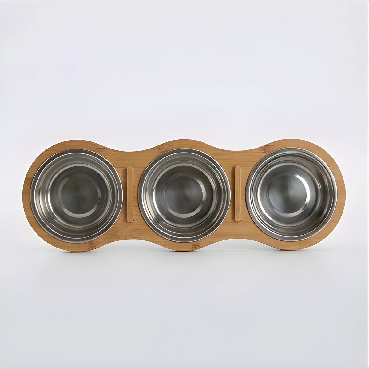 Gamelle 3 bols en bois