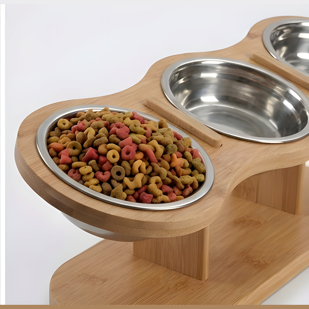 Gamelle 3 bols en bois