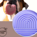 Gamelle anti-glouton et tapis de léchage 2 en 1 pour chien