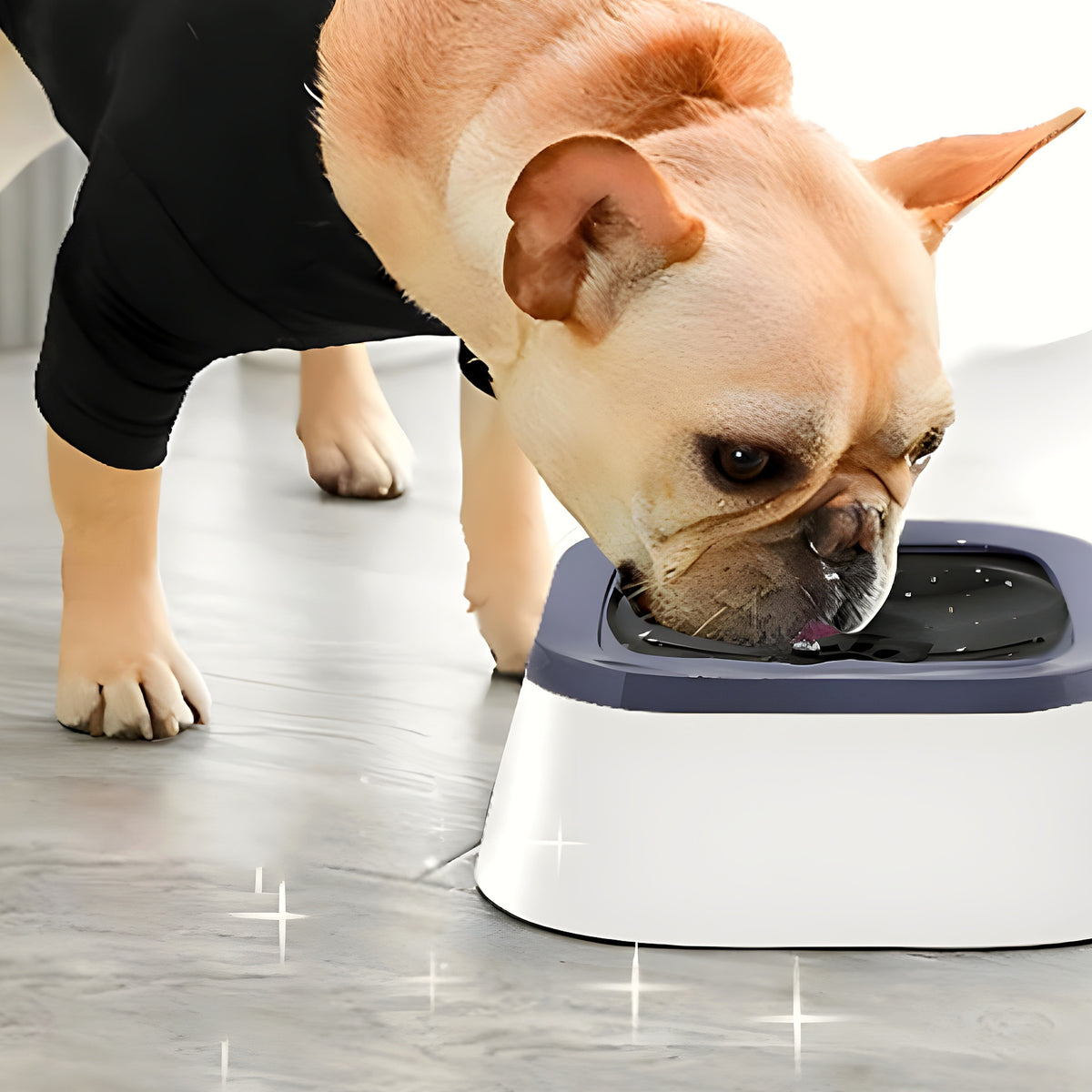 Gamelle d'eau anti-éclaboussures 1,5 L pour chien