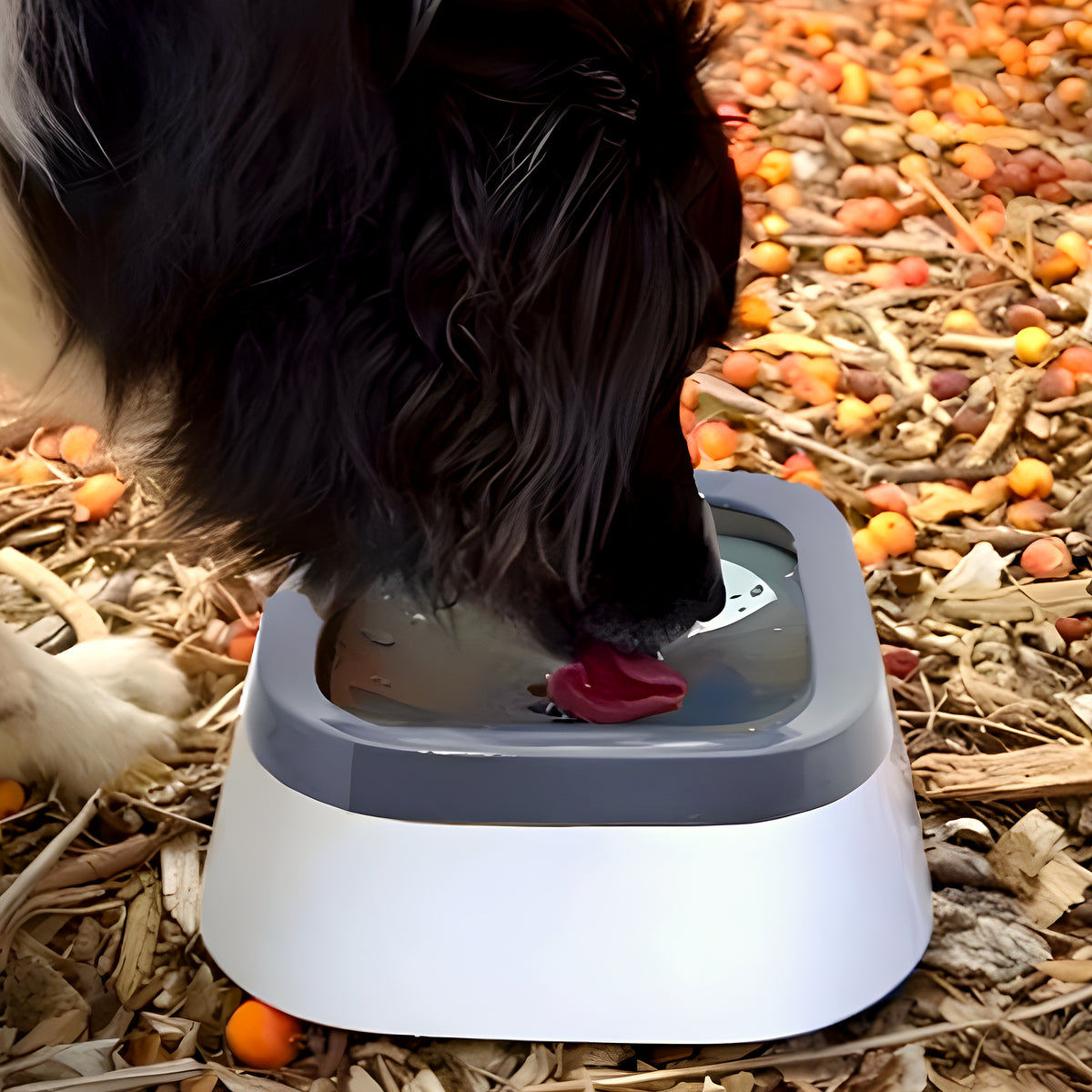 Gamelle d'eau anti-éclaboussures 1,5 L pour chien