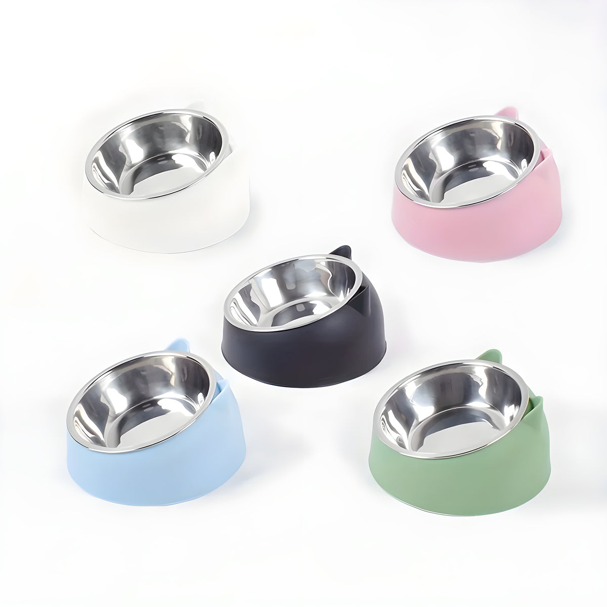 Gamelle inox inclinée