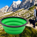 Gamelles pliables en silicone avec mousqueton, lot de 2