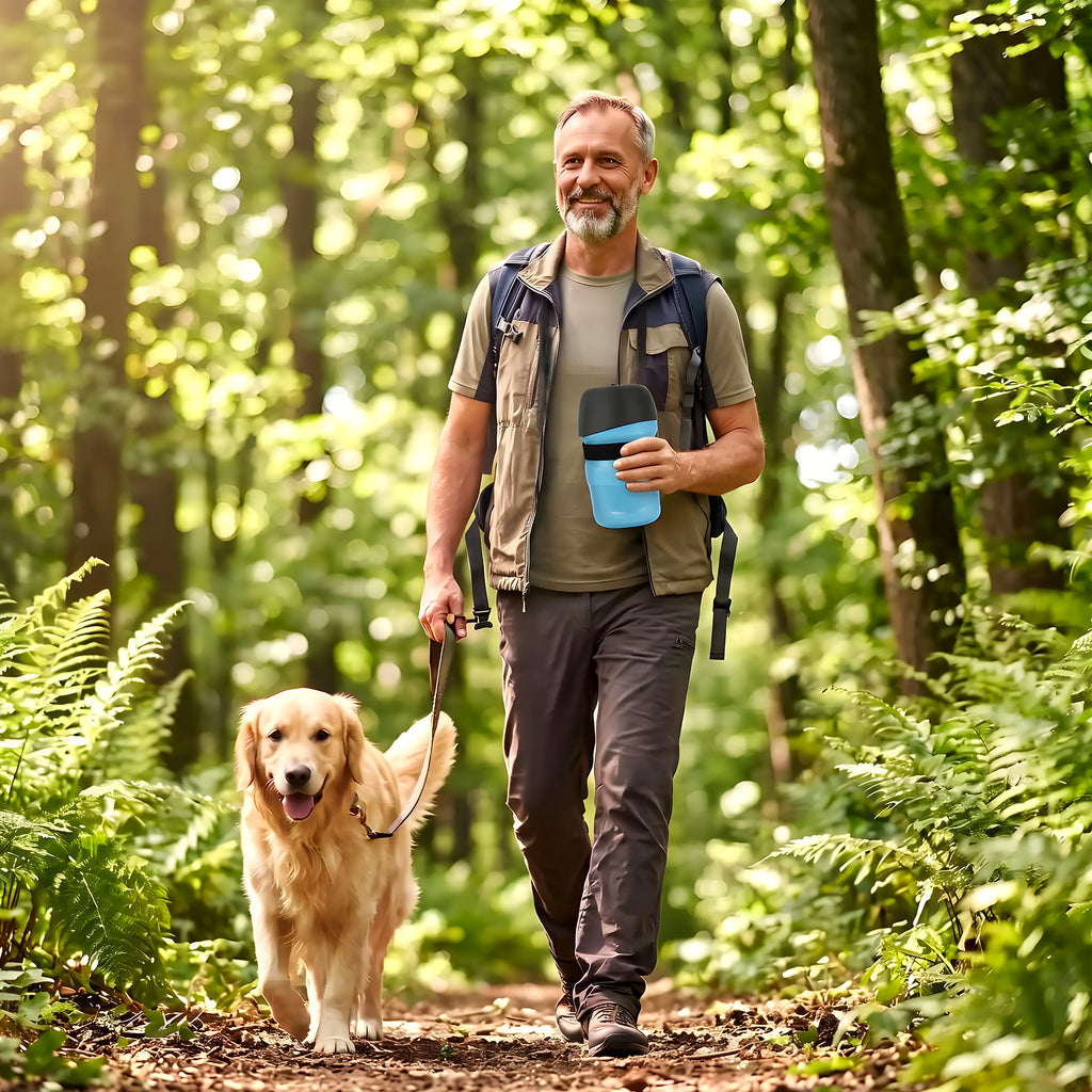 Gourde de voyage 500 ml sans BPA pour chien