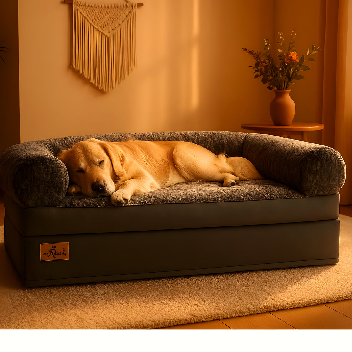 Grand canapé-lit 180 x 95 cm pour humain et chien