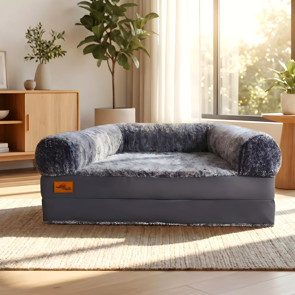 Grand canapé-lit 180 x 95 cm pour humain et chien
