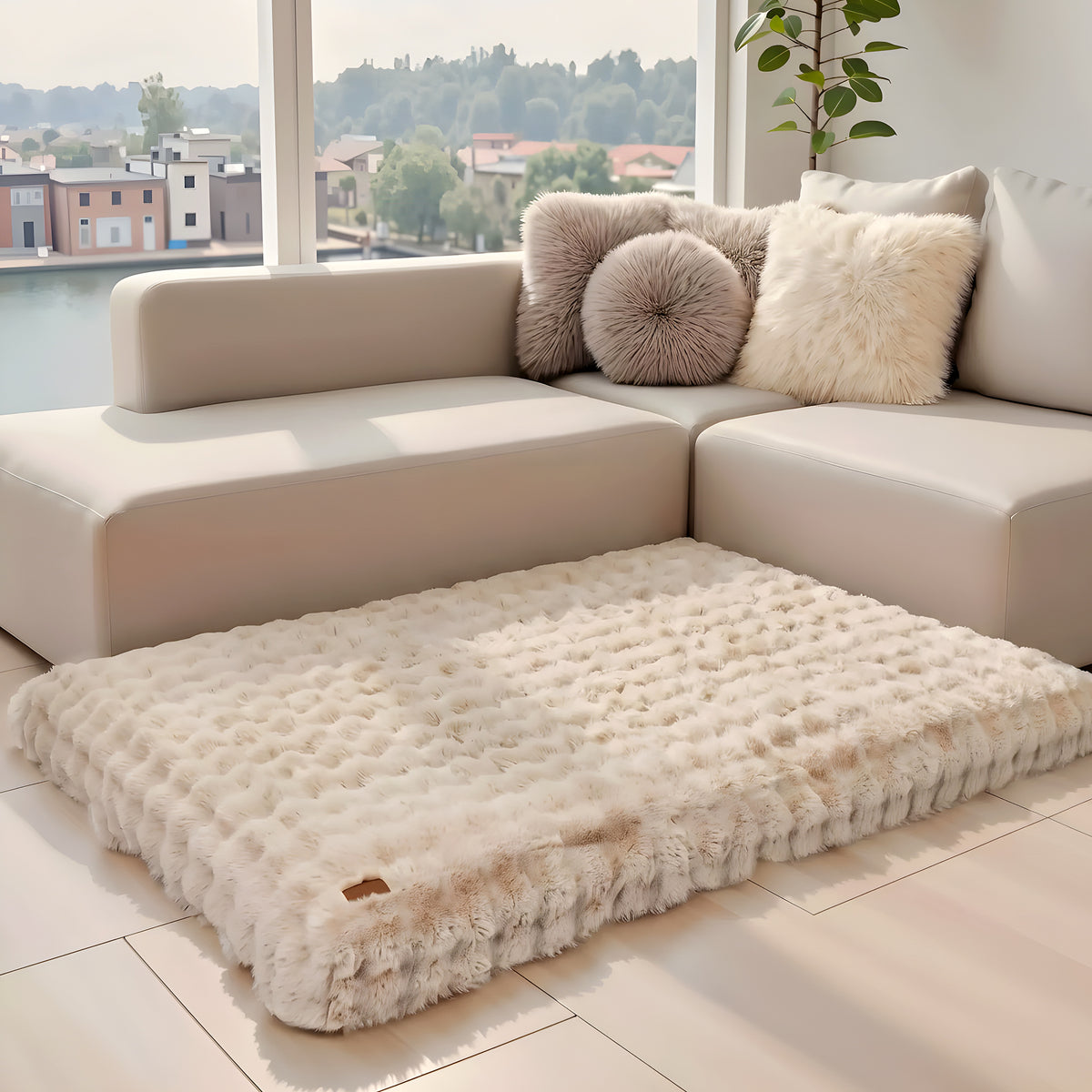 Grand coussin déhoussable pour grand chien, jusqu'à 4XL