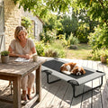 Hamac surélevé pliable et respirant pour chien