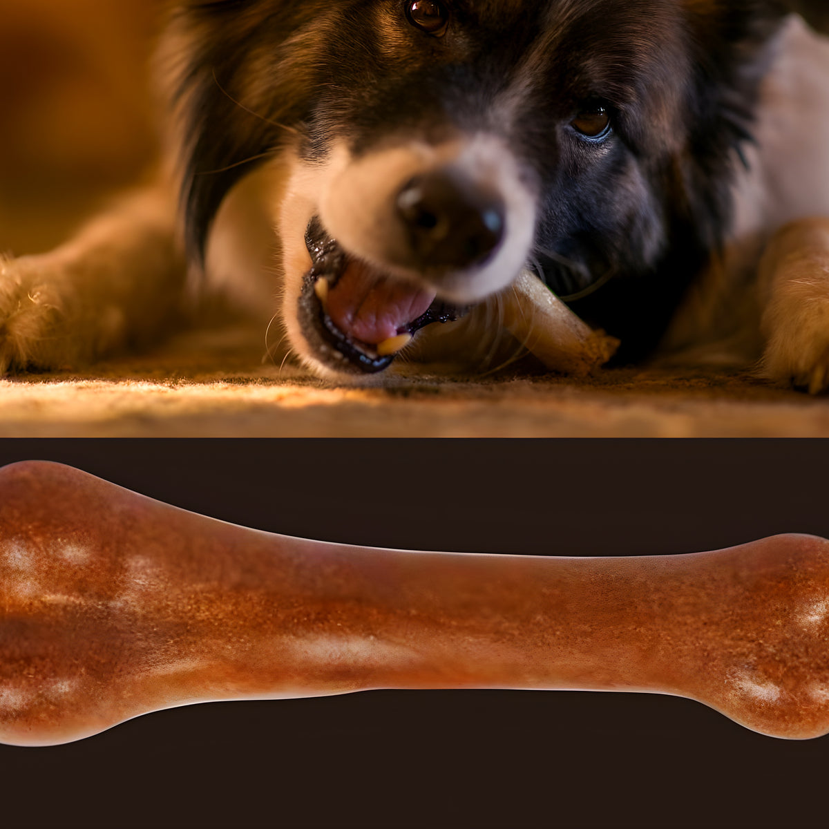 Jouet à mâcher en bois et PP pour chien destructeur, S à L