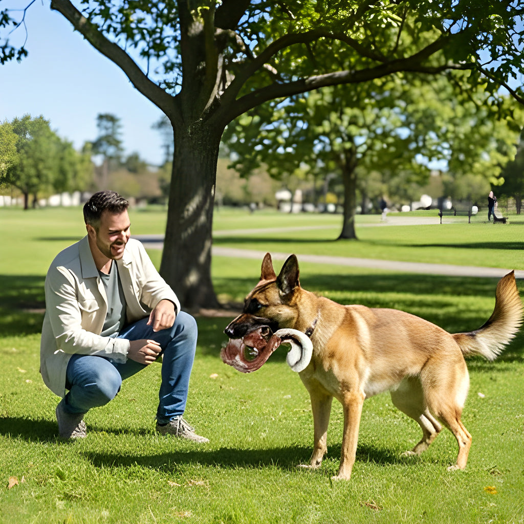 Jouet à mâcher indestructible arôme bœuf pour chien