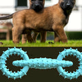 Jouet de dentition double anneau en TPR pour chiot
