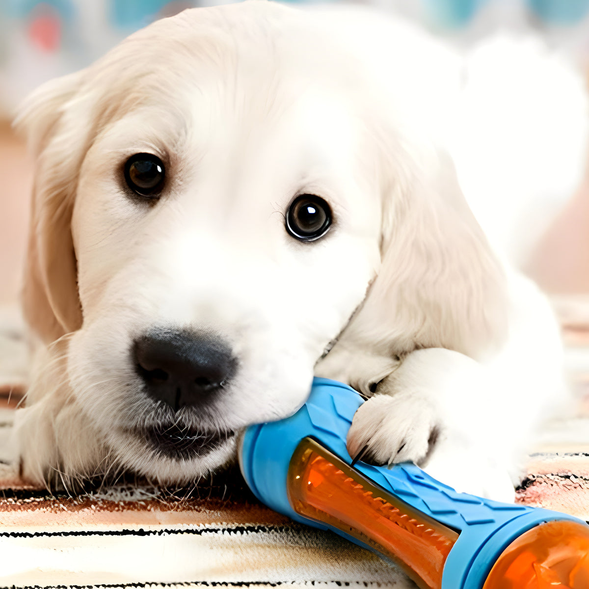 Jouet sport flottant pour chien : rugby, haltère, balle ou pneu