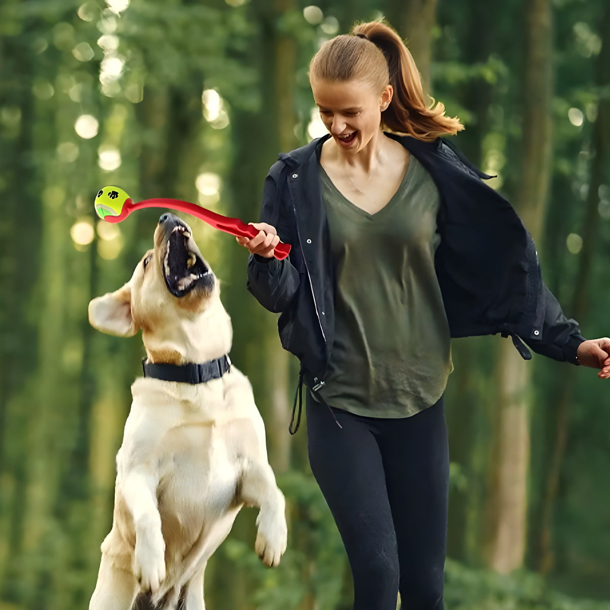 Lanceur de balle pour chien, avec ou sans balle