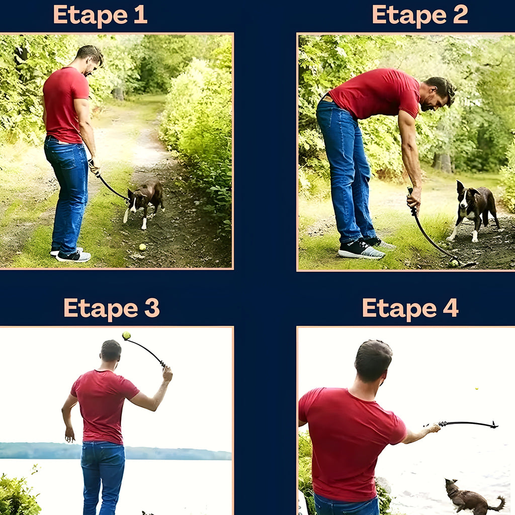 Lanceur de balle pour chien, avec ou sans balle