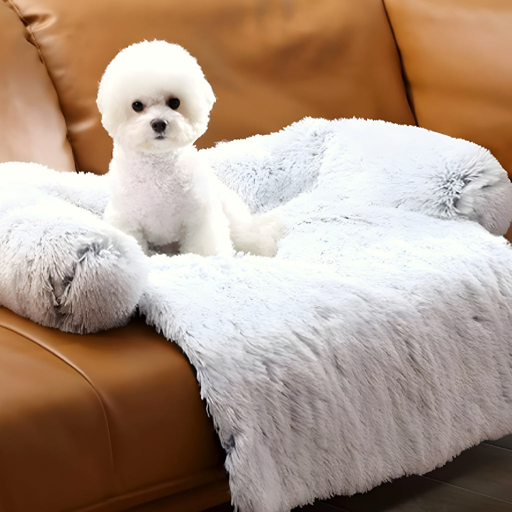 Lit en peluche ultra-douce pour chien, M à XL