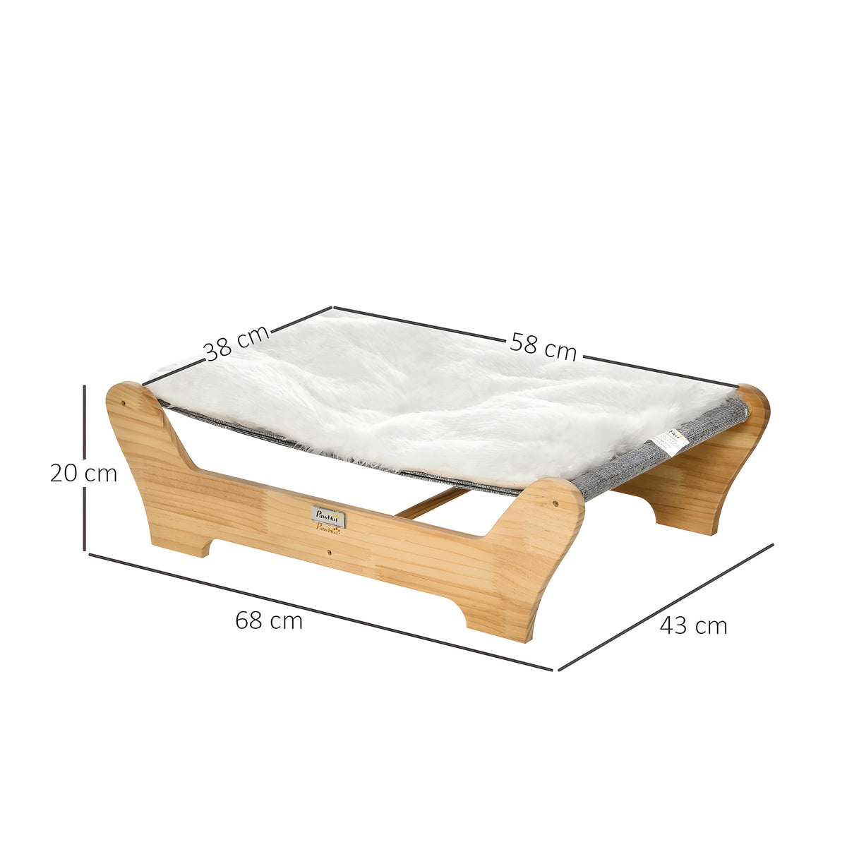 Lit hamac 2 niveaux en bois