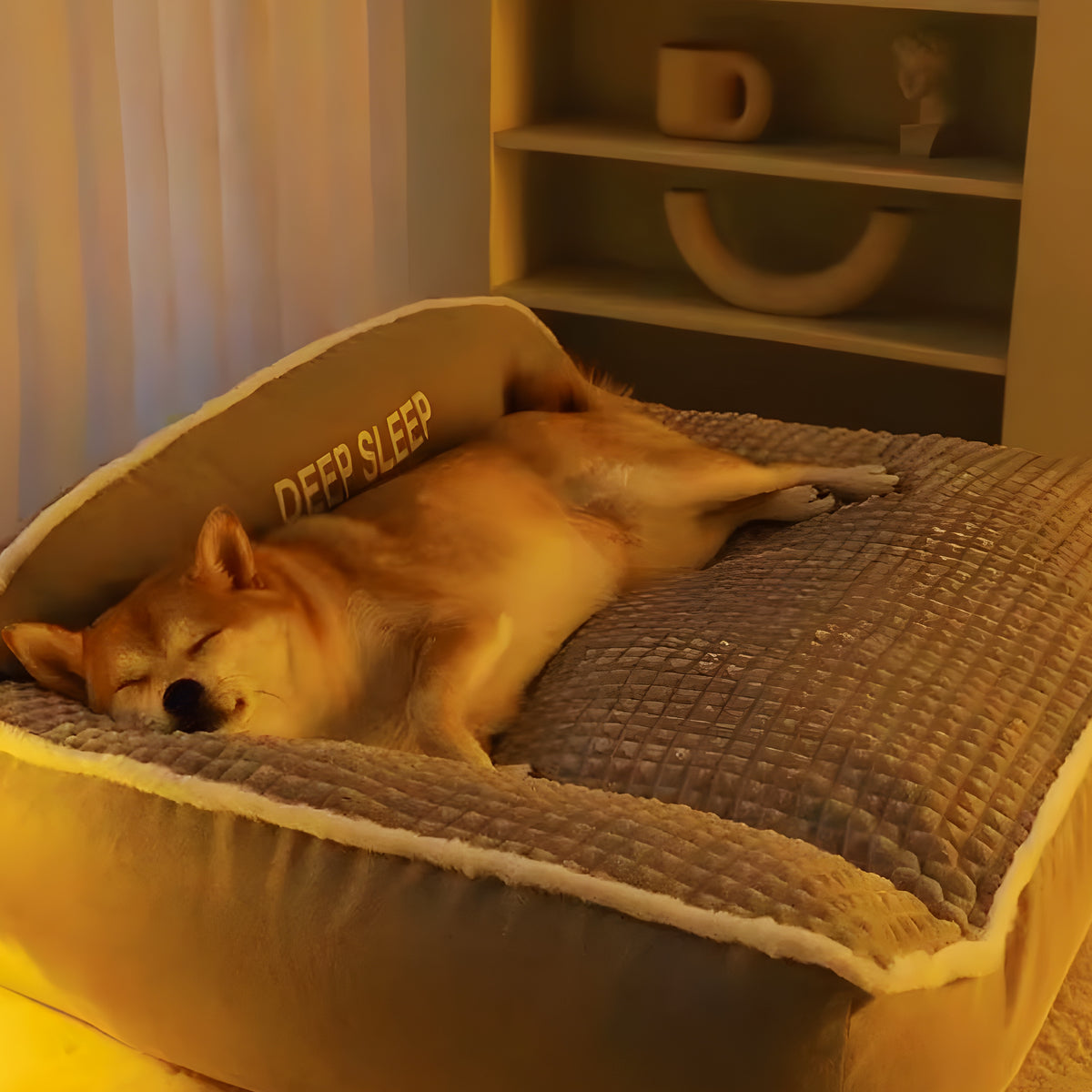 Lit orthopédique à mémoire de forme pour chien, S à XXL