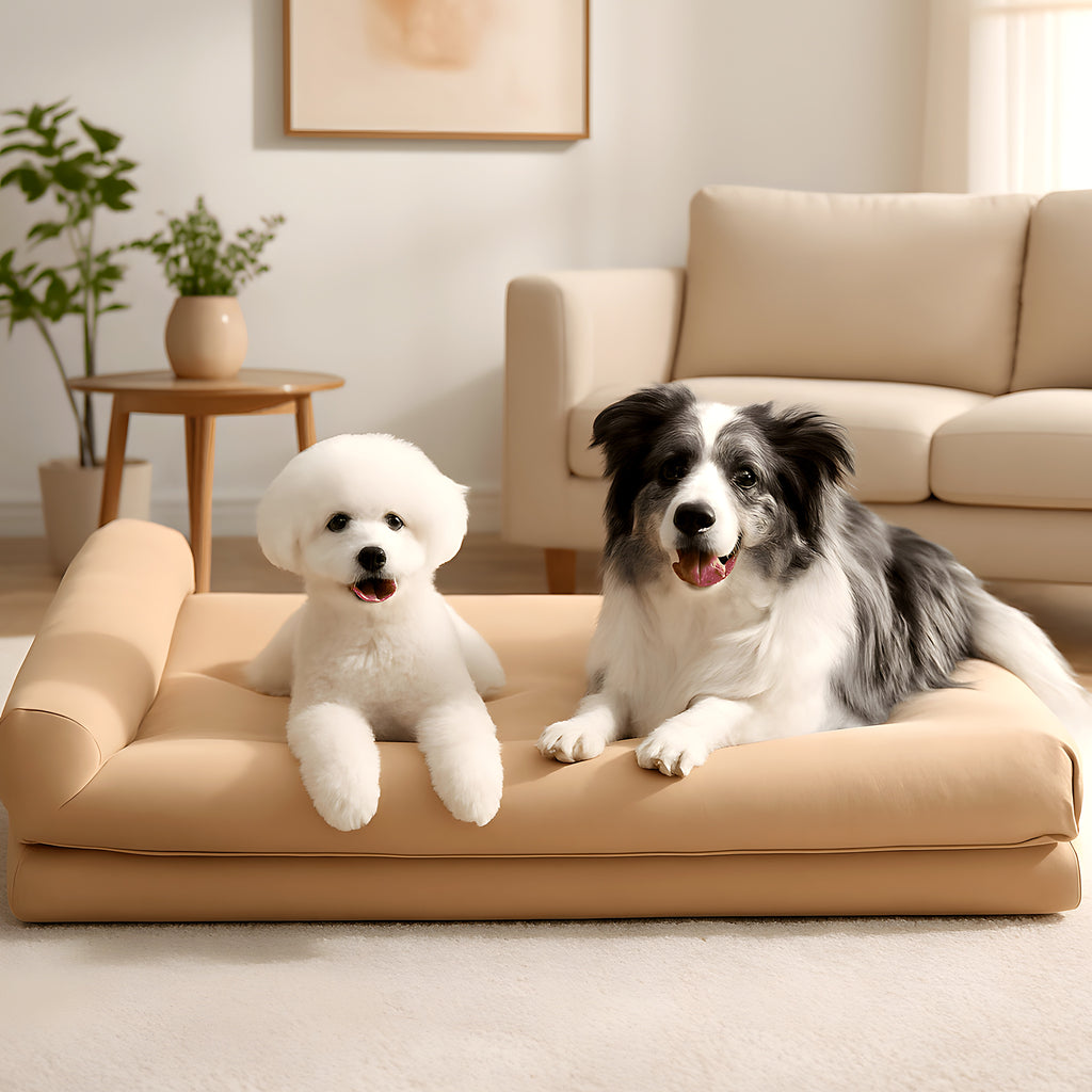 Lit orthopédique en U avec mousse de 8 cm pour chien