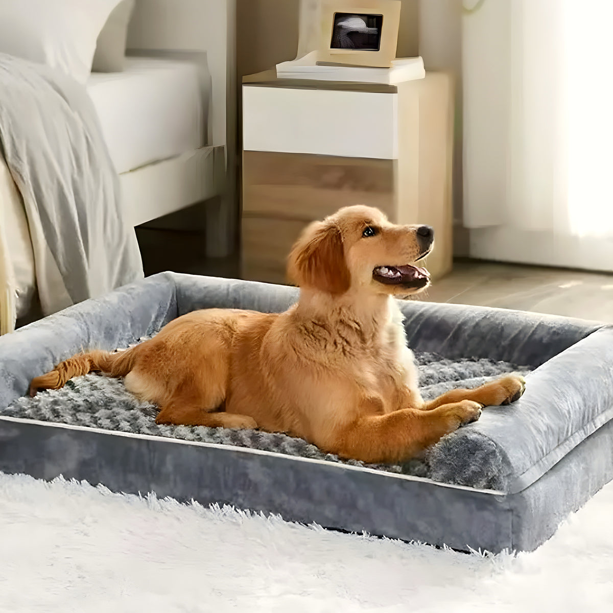 Lit orthopédique pour chien, S à XL