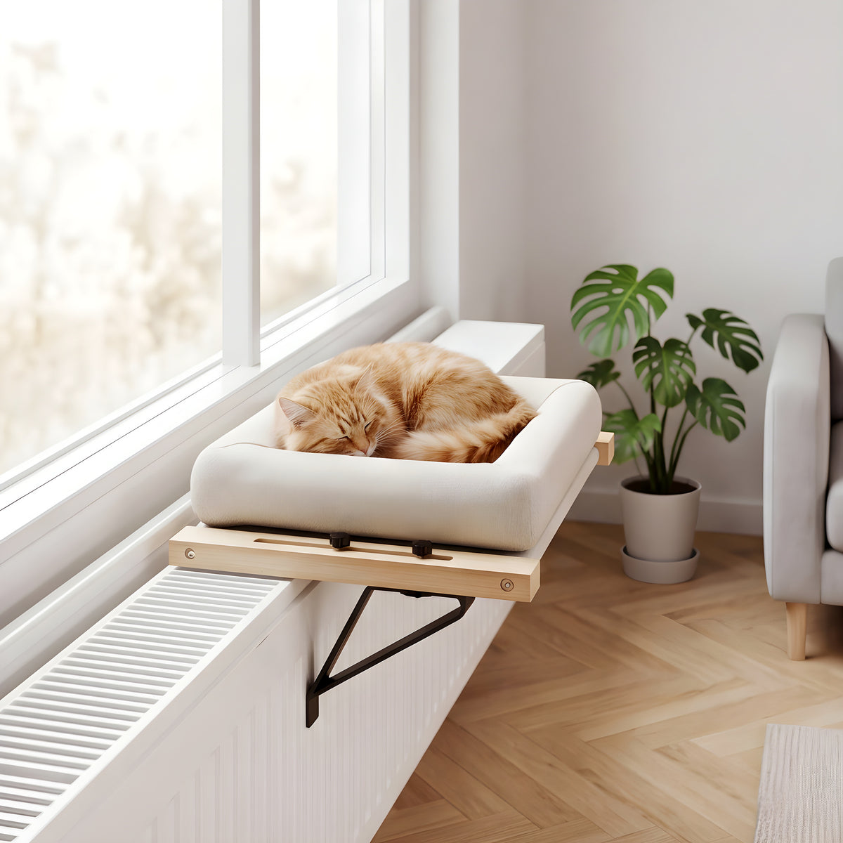 Lit suspendu pour radiateur
