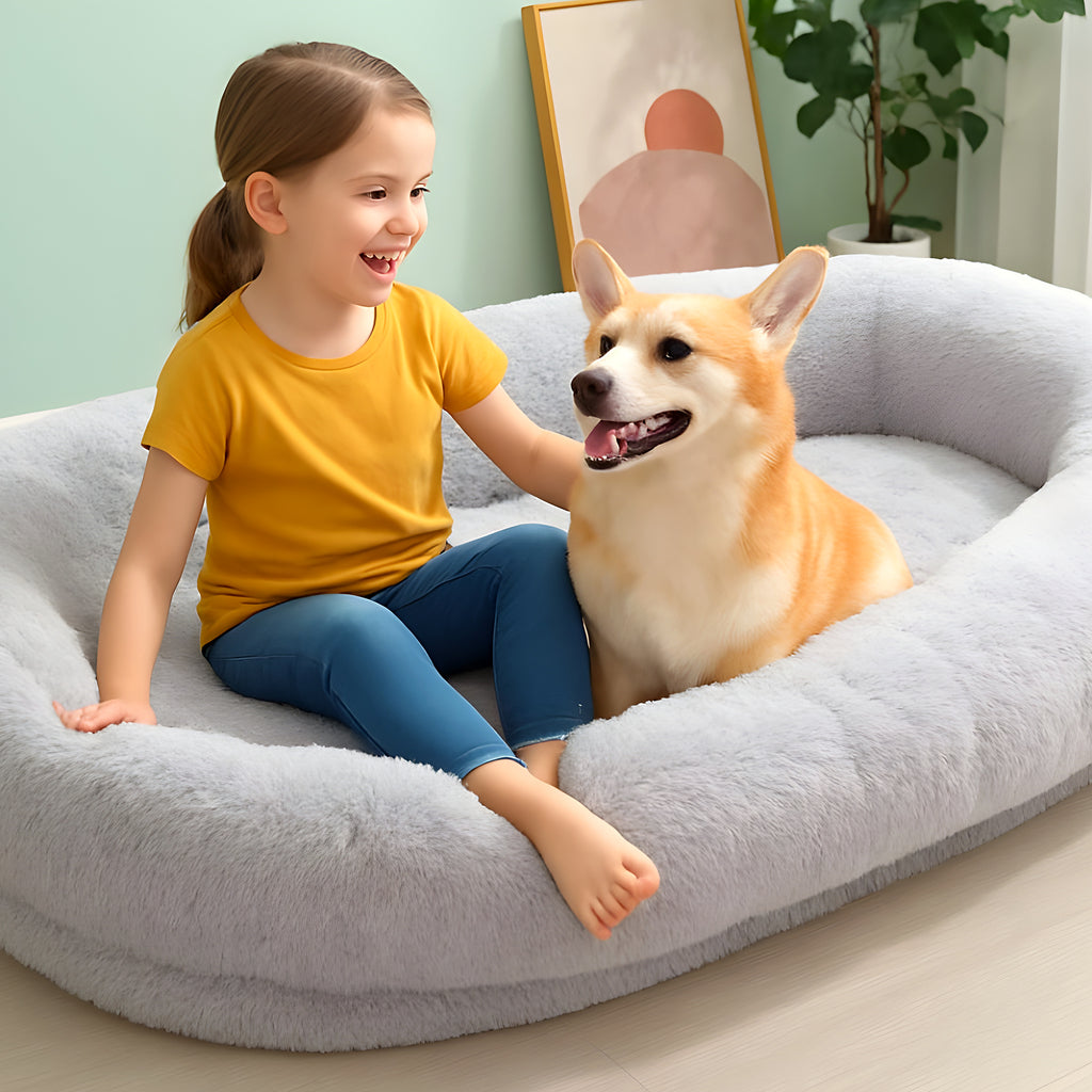 Lit XXL à mémoire de forme 10 cm pour chien géant