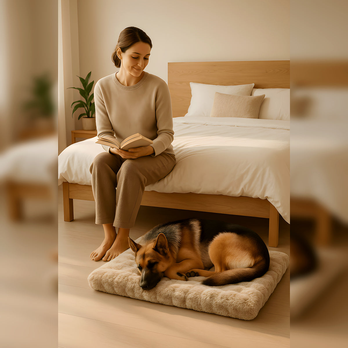 Lit XXL pour très grand chien comme le Saint-Bernard
