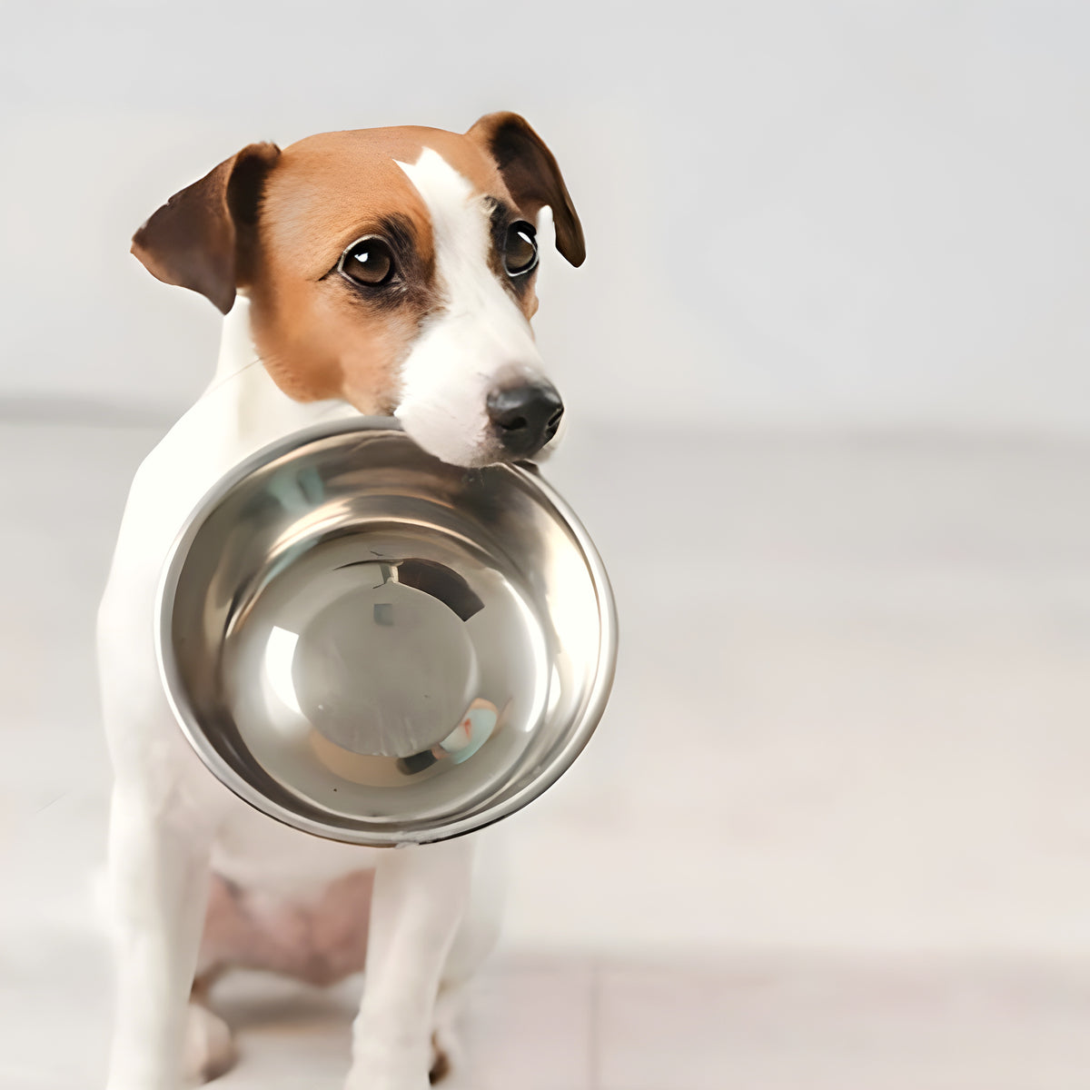 Lot de 2 gamelles en inox 304 pour chien, S à L