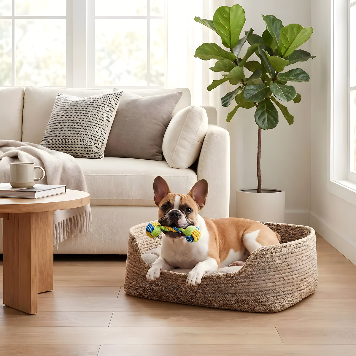 Lot de balles et jouets à mâcher en corde pour chien