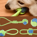 Lot de balles et jouets à mâcher en corde pour chien