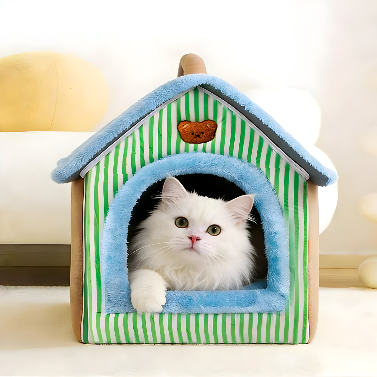 Maison panier pour chat