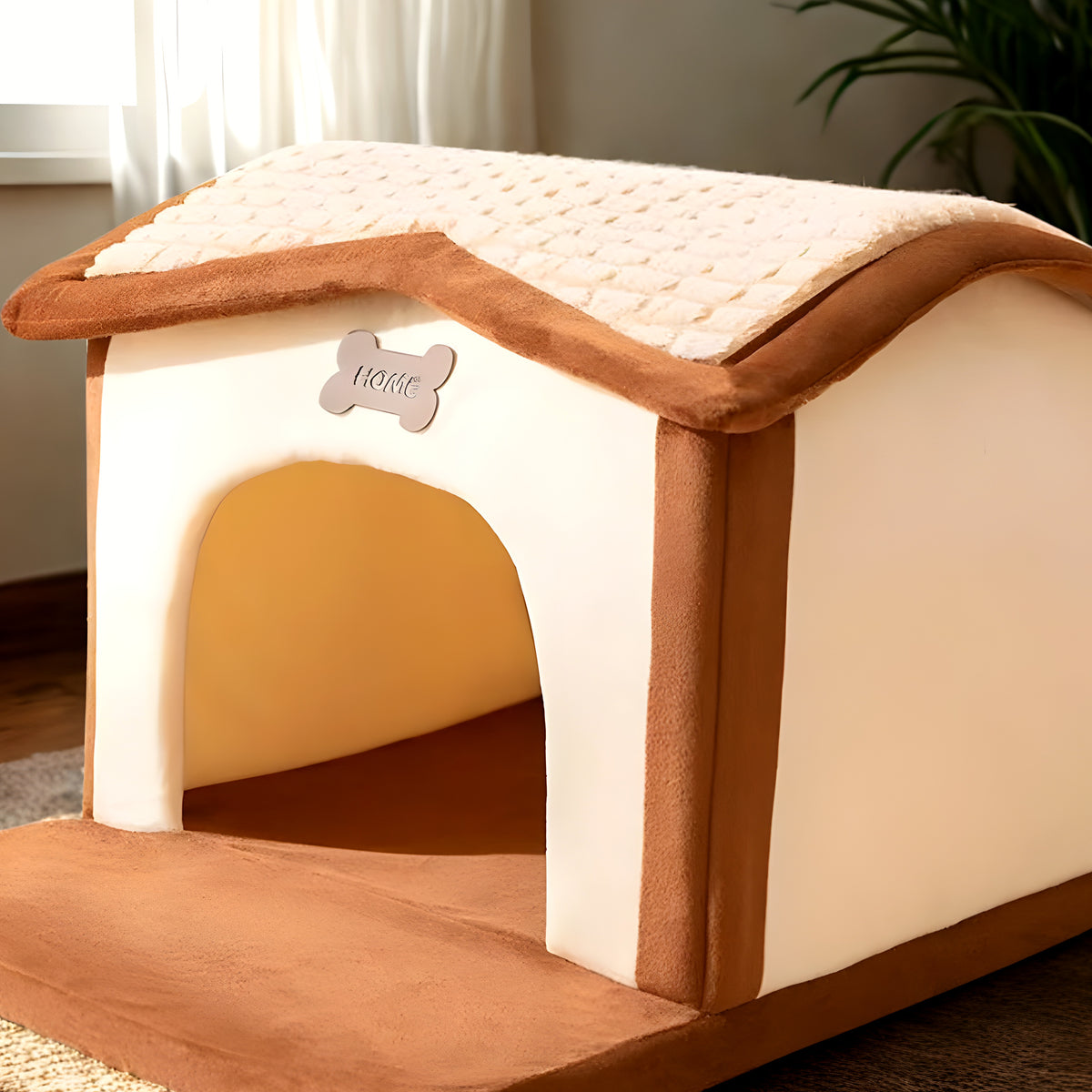 Maison pliable spacieuse pour petit chien jusqu'à 5 kg
