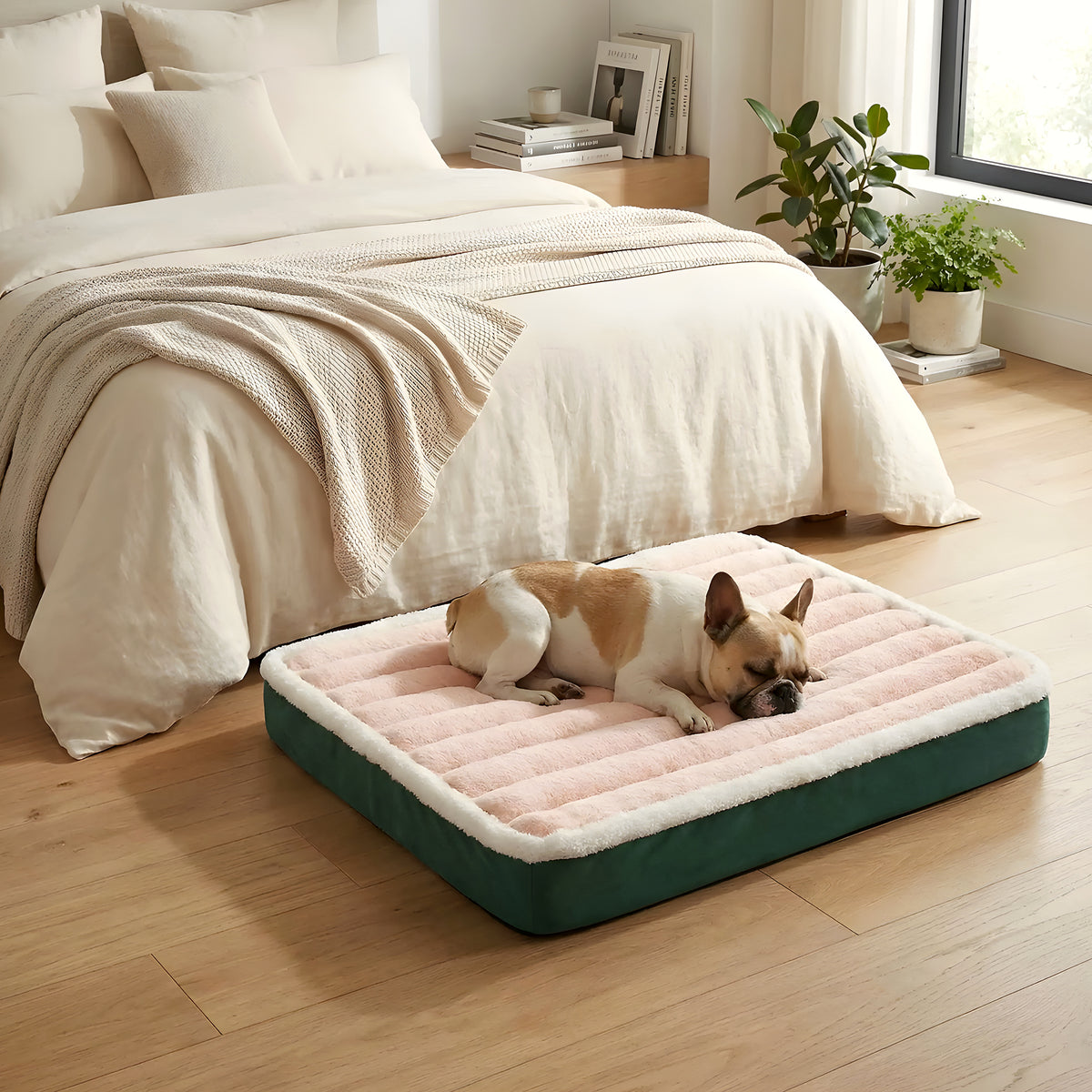 Matelas orthopédique en mousse d'œuf pour petit chien